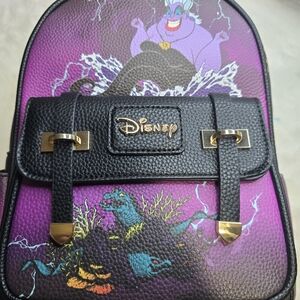 Disney Ursula Wonderpop Purple and Black Mini Backpack